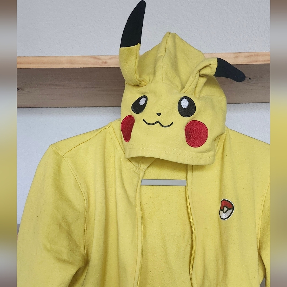 Yellow Pikachu Kids Jacket
